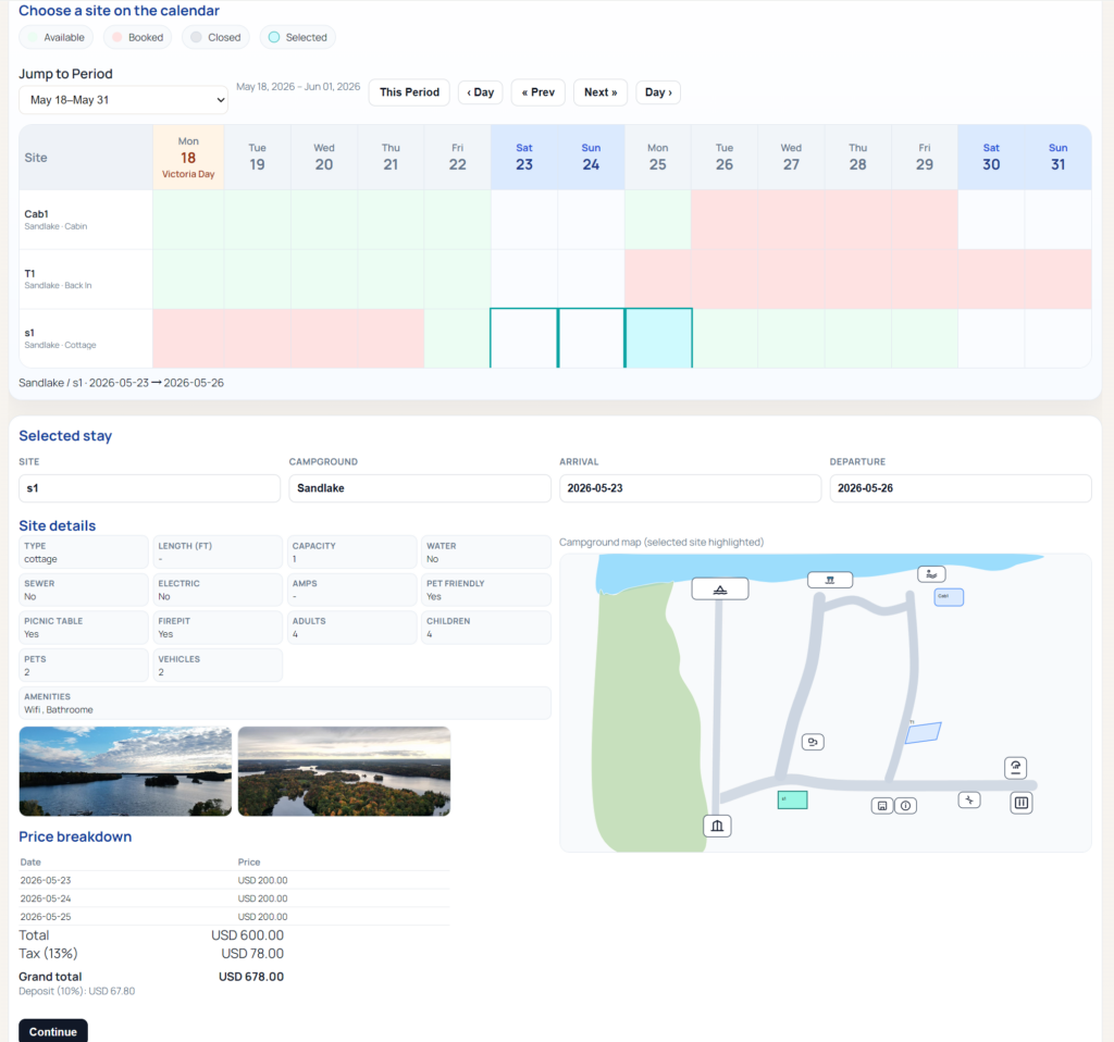 Custom Booking System in Canada 2