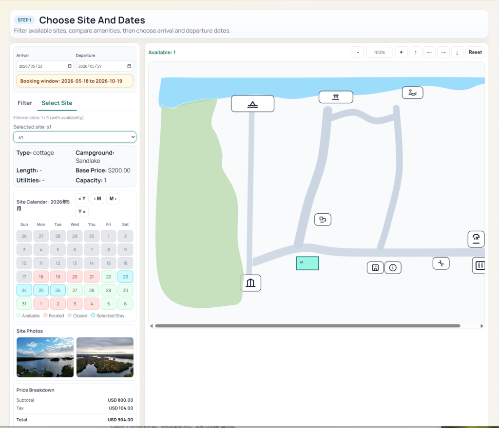 Custom Booking System in Canada 3
