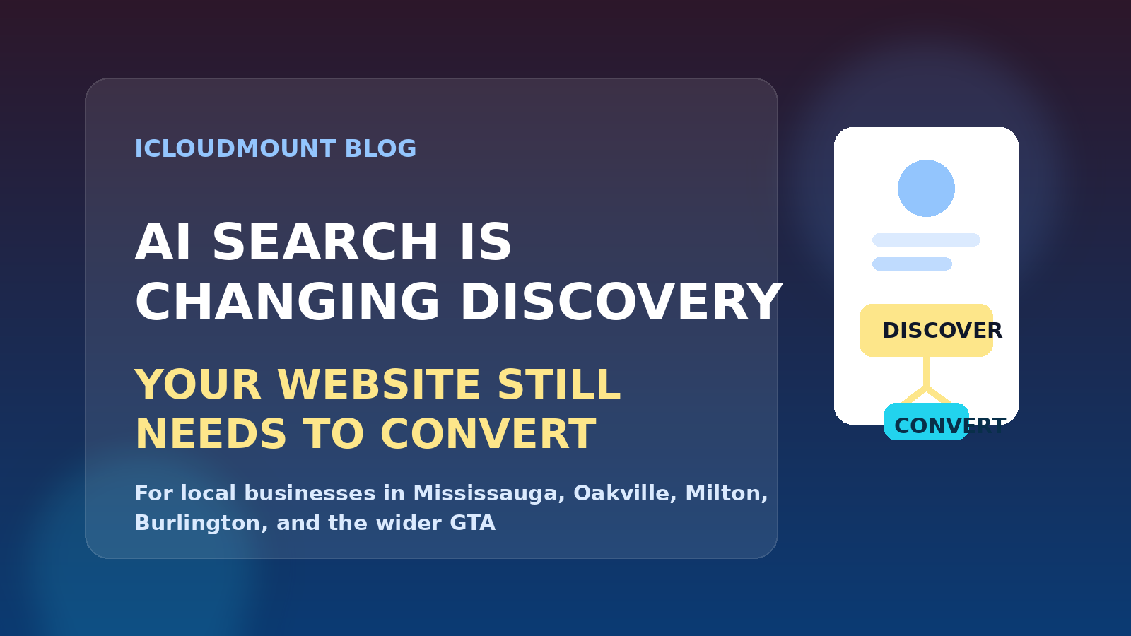 AI search website conversion for local businesses in the GTA